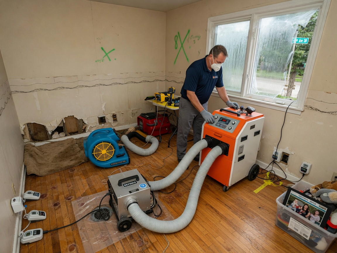 Structural Drying & Dehumidification in Cedar Rapids, IA